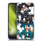 Head Case Designs Pomsky Dog Breed Patterns 20 Soft Gel Case Compatible With Motorola Moto E6s (2020)