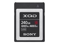 Sony G-Series QD-G240F - Carte mémoire flash - 240 Go - XQD