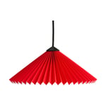 HAY Matin Pendant hanging lamp 30x30 cm Bright red