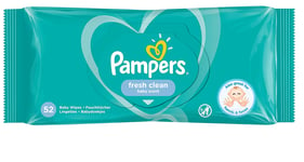 Pampers Fresh Clean Wipes - 52 Wipes