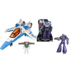 Disney and Pixar Lightyear Toys | Buzz Lightyear Figure with Blast and Battle XL-15 Spaceship​​​ & Disney Buzz LightYear Zurg Action Figure, Villain Space Robot (10 Inch) from the movie