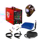 Stamos Germany TIG-svets - 250 A 230 V puls + Svetshjälm – Firestarter 500 Advanced Series