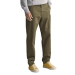 GANT Men's Regular Twill Chinos Dress Pants, Juniper Green, 36 W/34 L