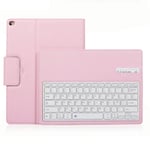 HaoHZ Keyboard Case for Ipad Pro 12.9 Inch 1St 2Nd Generation 2015/2017, Slim PU Leather Case Cover Detachable Magnetically Keyboard for Ipad Pro12.9 (2015/2017),Pink