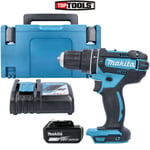 Makita DHP482 18V LXT Li-Ion 2-Speed Combi Drill With 1 x 6.0Ah Battery, Char...