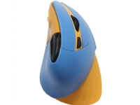 Dareu LM138G 2.4G 800-1600 DPI Wireless Vertical Mouse (blue and yellow)