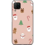 Huawei P40 lite Transparent Mobilskal Klassisk Julfest