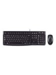 Logitech MK120 Desktop - RUS - Tastatur & Mus set - Ryska - Svart