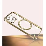 Mobilskal MagSafe Transparent iPhone 15, Gold