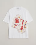 Lanvin Bonbon Printed T-Shirt Optic White