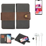 wallet case for Oppo R15 + earphones bookstyle cover pouch