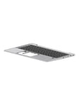 HP 840/EB 14 G7 - BL - Privacy - FR - Bærbart tastatur - til utskifting - Fransk - Grå