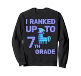Leveled Up to 7th Grade Video Game Back to School Boy Sweatshirt