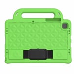 SKALO Samsung Tab S6 Lite Rhombus Skal med handtag/ställ - Grön