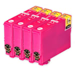 4 Magenta XL Ink Cartridges for Epson Expression Home XP-5100 & XP-5105