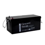 Q-Batteries 12LC-200 / 12V - 214Ah deep cycle AGM batteri (Forbrugsbatteri)