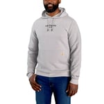 Carhartt Logo graphic sweatshirt, Herr, Asphalt heather, XL -