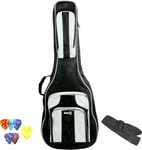 RockJam DGB-04 Deluxe Electric Guitar Bag and Acoustic 