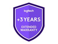 Logitech Extended Warranty - Utökat serviceavtal - ersättningsprodukt eller reparation - 3 år (från ursprungligt inköpsdatum av utrustningen) - måste köpas inom 30 dagar från produktköp - för Small Room Solution for Google Meet, for Microsoft Teams Rooms, for Zoom Rooms