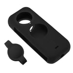 2x Body Cover Protector Lens Cap Protector Fit for Insta 360 ONE X2 Black