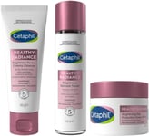 Cetaphil Healthy Radiance Brightening Skincare Set with Creamy Facial Cleanser,F