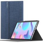INFILAND Compatible with Samsung Galaxy Tab S6 lite 10.4 (P610/P615) 2020, Multi-angle Front support Case, Auto Wake/Sleep, Navy