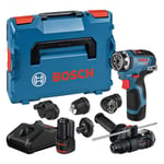 Bosch Drill gsr 12v-35 fc 5xgfa 2x3,0ah l -boxx 