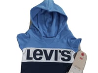 Levi's Babygrow Boy hoodie All-in-One Shortall Romper  newborn NWT layette