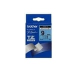 Original Brother P-Touch TZE521 9mm Gloss Tape - Black on Blue