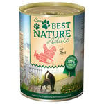 Økonomipakke Best Nature Cat Adult 12 x 400 g - Laks, Kylling & ris