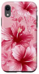 Coque pour iPhone XR Rose Hibiscus Tropical Floral Hawaiian Flowers Island