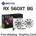 Radeon RX560XT 8G GDDR5 PCI-E 3.0 GPU Gaming Graphics Card PC Desktop NEW UK