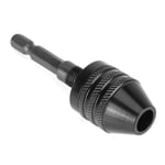 1/4 tum Hex Skaft Nyckelfri Chuck-kolvadapter Kapacitet 0,8‑8mm för Elektrisk Skruvdragare Borr