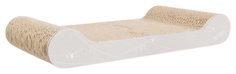 Trixie Junior klösbräda papp, 38 × 6 × 18 cm, ljusgrå