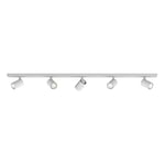 Astro Ascoli Five Bar Dimmable Indoor Spotlight (Textured White), GU10 Lamp, Designed in Britain - 1286059 - 3 Years Guarantee