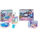 Gabby's Dollhouse Gabby et la Maison Magique Piscine de Gabby - 2 Figurines Et Accessoires & Gabby et la Maison Magique - Playset Deluxe La Salle De Bain Marine - 1 Figurine + Accessoires