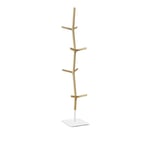 Fredericia Furniture - Nara Coat Stand, Lackerad ek med vit fot - Klädhängare & galgar - Shin Azumi - Vit