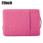 Sleeve Case Pouch Carrying Hand Bag Tablet Laptop Rose Red 11 Inch