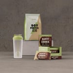 Vegan Protein Starter Pack - Double Choc - Shaker - Unflavoured