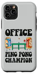 Coque pour iPhone 11 Pro Office Ping Pong Design Table Tennis Und Tischtennis