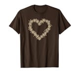 Valentines Day Roses Symbol of Love Coquette Heart T-Shirt