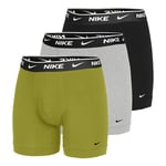 Nike Everyday Cotton Sretch Caleçon Pack De 3 Hommes - Multicouleur