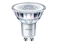 Philips - LED-spotlight - form: PAR16 - klar finish - GU10 - 4.6 W (motsvarande 50 W) - klass F - varmt vitt ljus - 2700 K (paket om 3)