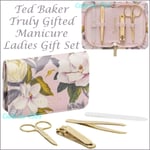 TED BAKER Manicure Set TRULY GIFTED Opal Pink & Gold Ladies Gift Set NEW