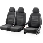 Original Design Tyg Satesoverdrag Set 21 lamplig for Iveco Daily 2014 med armstod i soffan