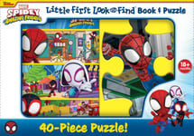Phoenix International Publications, Incorporated Pi Kids Disney Junior Marvel Spidey and His Amazing Friends: Little First Look Find Book & Puzzle