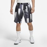 NikeCourt Dri-FIT Men's Printed Tennis Shorts - Black