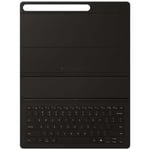 Samsung Galaxy Tab S10 FE+ Book tunt fodral med tangentbord (svart)