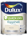 Dulux Wood & Metal Interior Eggshell Non-Drip Low Sheen Paint 750ml - Magnolia