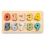 New Classic Toys Siffror pussel, pastell